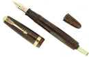 SCARCE 1942 PARKER VACUMATIC SENIOR MAXIMA GOLDEN PEARL FOUNTAIN PEN RESTORED OFFERED BY ANTIQUE DIGGER