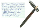 1942 PARKER SILVER PEARL VACUMATIC MAJOR FOUNTAIN PEN XXF-M FLEX NIB RESTORED OFFERED BY ANTIQUE DIGGER