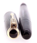 1942 PARKER VACUMATIC EMERALD PEARL SINGLE JEWEL FOUNTAIN PEN RESTORED OFFERED BY ANTIQUE DIGGER