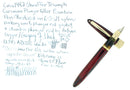 CIRCA 1942 SHEAFFER WHITE DOT CARMINE LIFETIME TRIUMPH NIB FOUNTAIN PEN RESTORED OFFERED BY ANTIQUE DIGGER