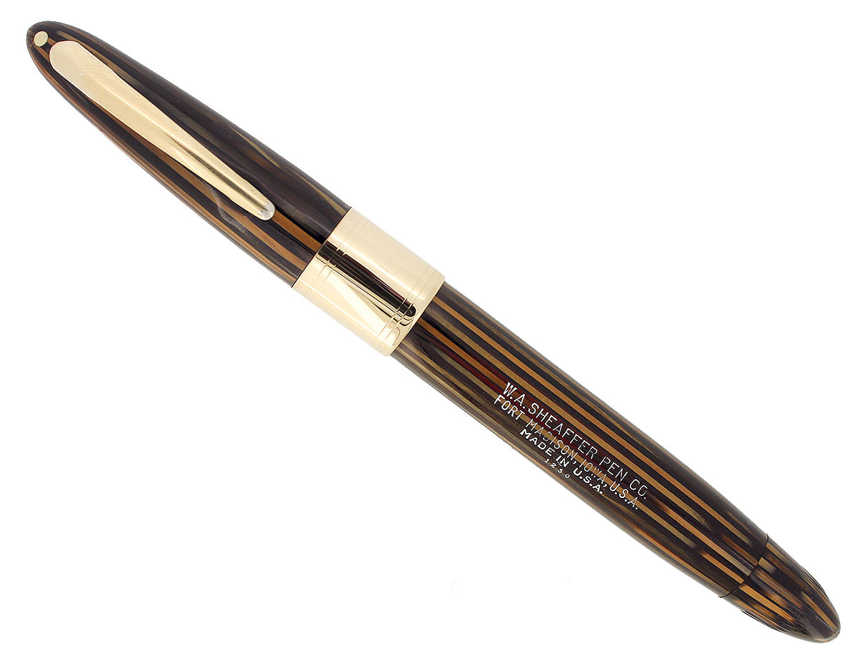 CIRCA 1942 SHEAFFER LIFETIME 1250 GOLDEN PEARL FOUNTAIN PEN 14K TRIUMP