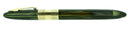 C1942 SHEAFFER TRIUMPH EMERALD PEARL LIFETIME FOUNTAIN PEN PLUNGER FILL RESTORED OFFERED BY ANTIQUE DIGGER
