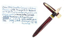 CIRCA 1942 SHEAFFER CARMINE LIFETIME BALANCE FOUNTAIN PEN TRIUMPH NIB RESTORED OFFERED BY ANTIQUE DIGGER
