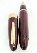 CIRCA 1942 SHEAFFER CARMINE LIFETIME BALANCE FOUNTAIN PEN TRIUMPH NIB RESTORED OFFERED BY ANTIQUE DIGGER