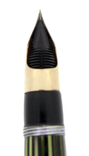 C1942 SHEAFFER MARINE GREEN TRIUMPH LIFETIME FOUNTAIN PEN PLUNGER FILL RESTORED OFFERED BY ANTIQUE DIGGER