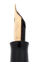 C1942 EVERSHARP SKYLINE RED GREEN CAP NAVY BLUE BARREL FOUNTAIN PEN RESTORED OFFERED BY ANTIQUE DIGGER