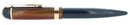 C1942 EVERSHARP SKYLINE RED GREEN CAP NAVY BLUE BARREL FOUNTAIN PEN RESTORED OFFERED BY ANTIQUE DIGGER
