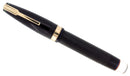 CIRCA 1942 WATERMAN 100 YEAR OVERSIZE BLUE RIBBED FOUNTAIN PEN F-BB SEMI-FLEX NIB RESTORED OFFERED BY ANTIQUE DIGGER