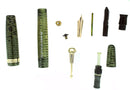 CIRCA 1942 PARKER EMERALD PEARL VACUMATIC MAJOR FOUNTAIN PEN RESTORED