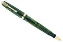 CIRCA 1942 PARKER EMERALD PEARL VACUMATIC MAJOR FOUNTAIN PEN RESTORED