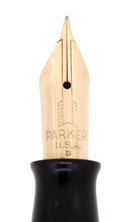 CIRCA 1942 PARKER EMERALD PEARL VACUMATIC MAJOR SIZE FOUNTAIN PEN RESTORED OFFERED BY ANTIQUE DIGGER