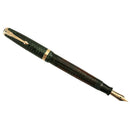 1943 PARKER EMERALD CELLULOID VACUMATIC DEBUTANTE FOUNTAIN PEN RESTORED