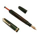 1943 PARKER EMERALD CELLULOID VACUMATIC DEBUTANTE FOUNTAIN PEN RESTORED