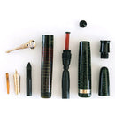 1943 PARKER EMERALD CELLULOID VACUMATIC DEBUTANTE FOUNTAIN PEN RESTORED