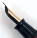 RESTORED 1943 PARKER DUOFOLD SENIOR DUSTY ROSE CELLULOID FOUNTAIN PEN V NIB OFFERED BY ANTIQUE DIGGER