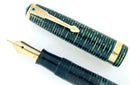 1943 PARKER EMERALD PEARL VACUMATIC DEBUTANTE FOUNTAIN PEN F- BB NIB RESTORED