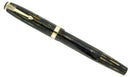 1943 PARKER GREEN GOLD VACUFOLD VACUMATIC DUOFOLD FOUNTAIN PEN RESTORED SCARCE OFFERED BY ANTIQUE DIGGER