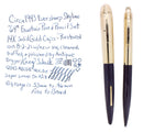 C1943 EVERSHARP 14K GOLD CAPS 64 SET SKYLINE FOUNTAIN PEN & PENCIL RESTORED OFFERED BY ANTIQUE DIGGER