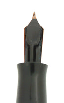 CIRCA 1943 EVERSHARP SKYLINE BLUE MOIRE CELLULOID FOUNTAIN PEN RESTORED OFFERED BY ANTIQUE DIGGER