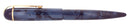 CIRCA 1943 EVERSHARP SKYLINE BLUE MOIRE CELLULOID FOUNTAIN PEN RESTORED OFFERED BY ANTIQUE DIGGER