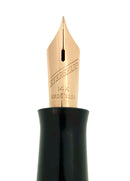 CIRCA 1943 EVERSHARP SKYLINE BLUE MOIRE CELLULOID FOUNTAIN PEN RESTORED OFFERED BY ANTIQUE DIGGER