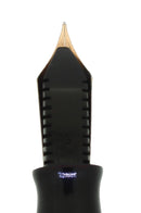 1943 PARKER SENIOR DUSTY ROSE STRIPED DUOFOLD BLUE DIAMOND FOUNTAIN PEN RESTORED OFFERED BY ANTIQUE DIGGER