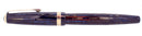 1943 PARKER STRIPED DUOFOLD SENIOR BLUE GRAY BLUE DIAMOND FOUNTAIN PEN RESTORED OFFERED BY ANTIQUE DIGGER