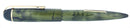C1943 EVERSHARP SKYLINE EMERALD GREEN MOIRE CELLULOID FOUNTAIN PEN RESTORED SMOOTH NIB OFFERED BY ANTIQUE DIGGER