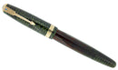 RESTORED 1944 PARKER EMERALD PEARL SINGLE JEWEL VACUMATIC FOUNTAIN PEN OFFERED BY ANTIQUE DIGGER