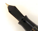 RESTORED 1944 PARKER DUOFOLD SENIOR FOUNTAIN PEN IN THE GREEN GOLD CELLULOID WITH V NIB OFFERED BY ANTIQUE DIGGER