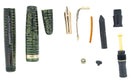 1944 PARKER EMERALD PEARL VACUMATIC MAJOR FOUNTAIN PEN GORGEOUS COLOR RESTORED OFFERED BY ANTIQUE DIGGER