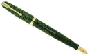 1944 PARKER EMERALD PEARL VACUMATIC MAJOR FOUNTAIN PEN GORGEOUS COLOR RESTORED OFFERED BY ANTIQUE DIGGER