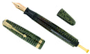 1944 PARKER EMERALD PEARL VACUMATIC MAJOR FOUNTAIN PEN GORGEOUS COLOR RESTORED OFFERED BY ANTIQUE DIGGER