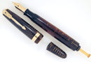 1944 PARKER GOLDEN PEARL VACUMATIC FOUNTAIN PEN & PENCIL SET RESTORED OFFER BY ANTIQUE DIGGER