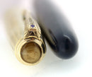 1944 PARKER 51 CEDAR BLUE VACUMATIC FOUNTAIN PEN MEDIUM NIB RESTORED OFFERED BY ANTIQUE DIGGER