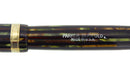 RESTORED 1945 PARKER SENIOR DUOFOLD GREEN GOLD CELLULOID FOUNTAIN PEN V NIB RESTORED OFFERED BY ANTIQUE DIGGER