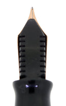 1944 PARKER BLUE GRAY STRIPED DUOFOLD SENIOR BLUE DIAMOND FOUNTAIN PEN RESTORED OFFERED BY ANTIQUE DIGGER