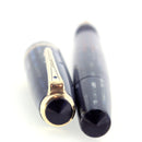 1944 PARKER BLUE GRAY STRIPED DUOFOLD SENIOR BLUE DIAMOND FOUNTAIN PEN RESTORED OFFERED BY ANTIQUE DIGGER