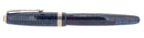 1944 PARKER VACUMATIC AZURE PEARL DOUBLE IMPRINT ERROR FOUNTAIN PEN RESTORED OFFERED BY ANTIQUE DIGGER