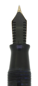 1944 PARKER MAJOR VACUMATIC AZURE BLUE PEARL FOUNTAIN PEN RESTORED