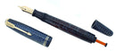 1944 PARKER AZURE PEARL VACUMATIC FOUNTAIN PEN GORGEOUS COLOR RESTORED OFFERED BY ANTIQUE DIGGER