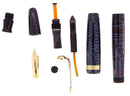 1945 PARKER AZURE PEARL VACUMATIC MAJOR FOUNTAIN PEN GORGEOUS COLOR RESTORED OFFERED BY ANTIQUE DIGGER
