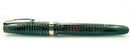 RESTORED 1945 PARKER EMERALD PEARL VACUMATIC MAJOR FOUNTAIN PEN WITH F to BB FLEX NIB