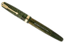 1945 PARKER EMERALD PEARL DOUBLE JEWEL VACUMATIC FOUNTAIN PEN RESTORED OFFERED BY ANTIQUE DIGGER