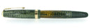 1945 PARKER EMERALD PEARL DOUBLE JEWEL VACUMATIC FOUNTAIN PEN RESTORED OFFERED BY ANTIQUE DIGGER