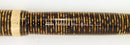 1945 PARKER GOLDEN PEARL VACUMATIC MAJOR FOUNTAIN PEN F to BB FLEX NIB WITH SEAMED CELLULOID RESTORED OFFERED BY ANTIQUE DIGGER