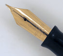 1945 PARKER GOLDEN PEARL VACUMATIC MAJOR FOUNTAIN PEN F to BB FLEX NIB WITH SEAMED CELLULOID RESTORED OFFERED BY ANTIQUE DIGGER