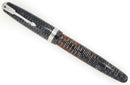 1945 PARKER SILVER PEARL VACUMATIC MAJOR FOUNTAIN PEN COIN STACKED JEWELERS BAND RESTORED OFFERED BY ANTIQUE DIGGER