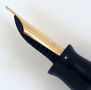 1945 PARKER SILVER PEARL VACUMATIC MAJOR FOUNTAIN PEN COIN STACKED JEWELERS BAND RESTORED OFFERED BY ANTIQUE DIGGER