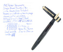 1945 PARKER VACUMATIC MAJOR AZURE BLUE PEARL FOUNTAIN PEN RESTORED OFFERED BY ANTIQUE DIGGER